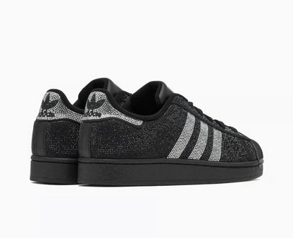 Superstar II “Rhinestone Black Silver”