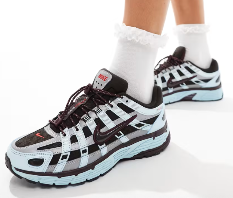 P6000 unisex in light blue and burgundy