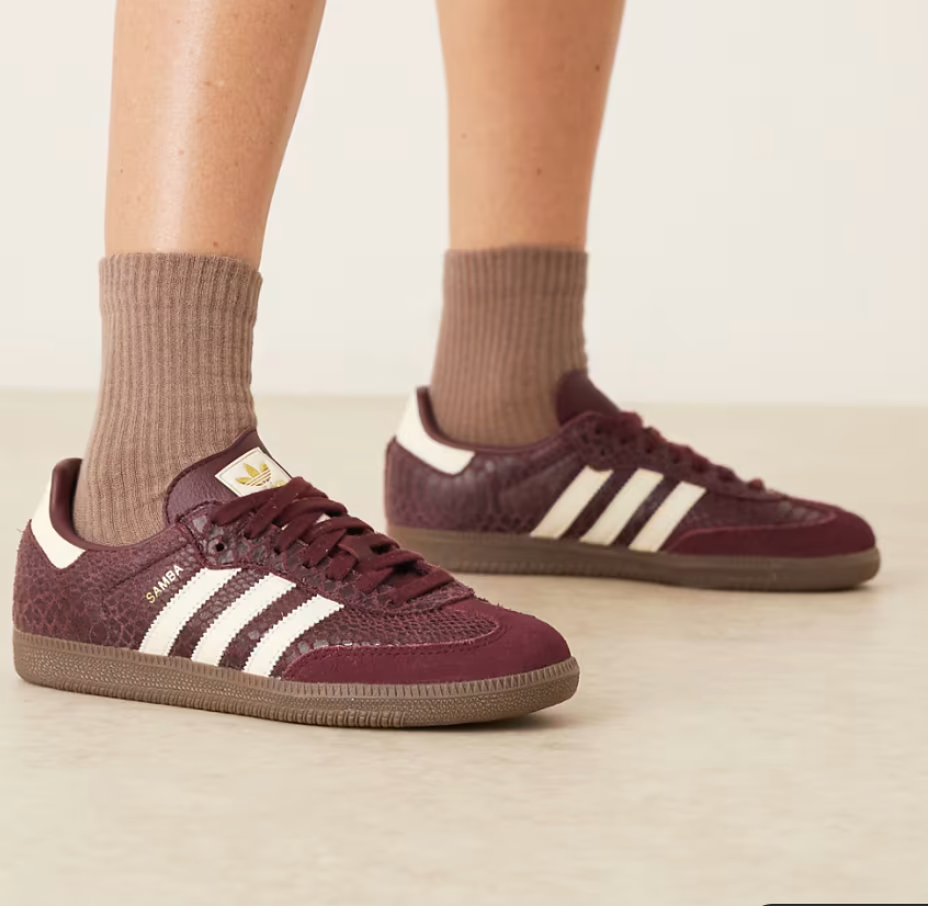 Samba Croco OG Burgundy