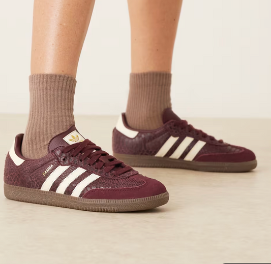 Samba Croco OG Burgundy