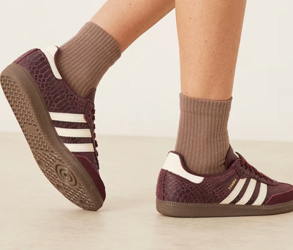 Samba Croco OG Burgundy